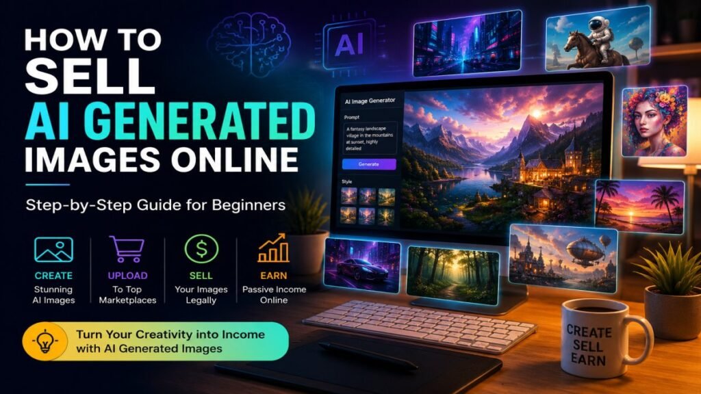 How to Sell AI Generated Images Online | UseAiLearn