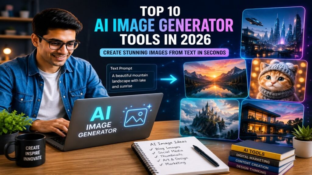 Top 10 AI Image Generator Tools comparison for beginners in 2026 | UseAiLearn