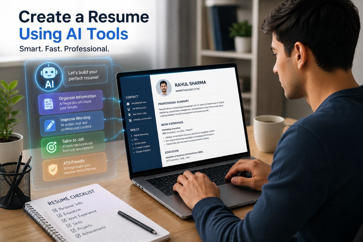 How to Create a Resume Using AI Tools | UseAiLearn