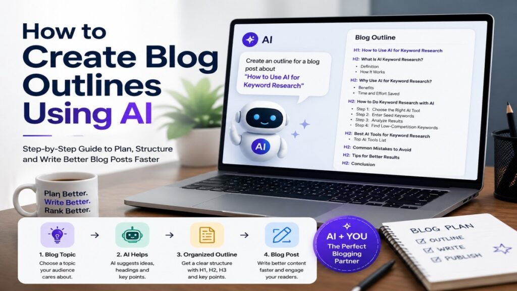 How to create a blog outline using AI with a step-by-step blogging workflow | UseAiLearn
