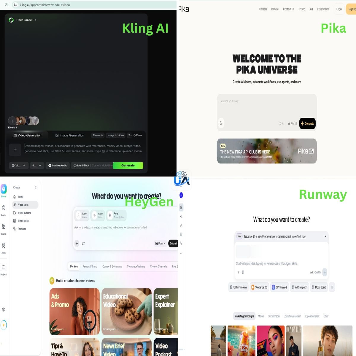 Kling AI video generator interface for creating AI videos from text or images | UseAiLearn